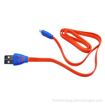 Lighting Flat Smile Micro USB Data Cable